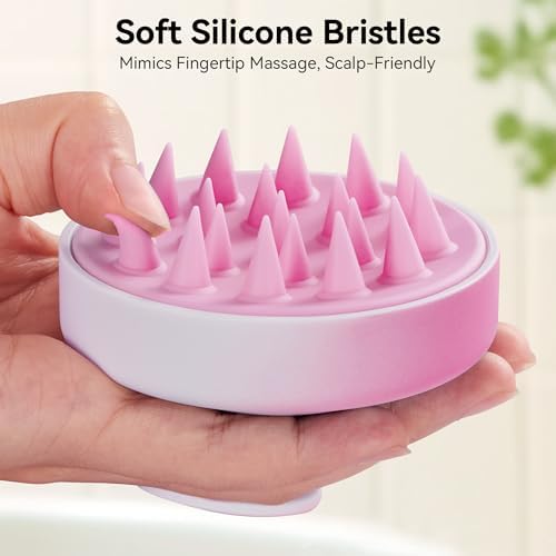 HEETA Scalp Massager Hair Growth Scrubber for Dandruff Removal Hair Care - Image 4