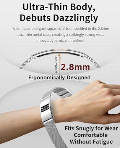 Smart Bracelet for Women Men Ultra-Thin Fitness Tracker for Android & iOS - Image 4