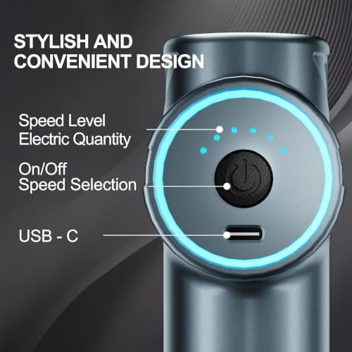 LEERCON Massage Gun Deep Tissue Handheld Muscle Massager for Pain Relief - Image 3