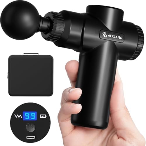 AERLANG Mini Massage Gun Portable Deep Tissue Percussion Muscle Massager by AERLANG