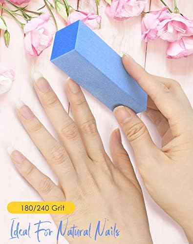 Maryton Nail Buffer Blocks, Fine 180/240 Grit for Natural Nails, 5 PCS - Image 6