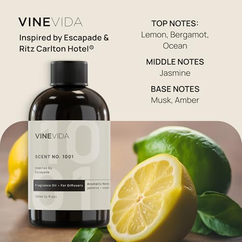 VINEVIDA 16oz Hotel Diffuser Oil - Cold Air Diffuser Oils - Home Luxury Scents |Hotel Scent No.1001 - Image 2