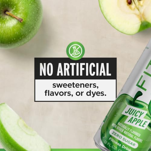 FITAID Creatine Recovery Drink, Zero Sugar, Juicy Apple, 12 fl oz (12-Pack) - Image 6