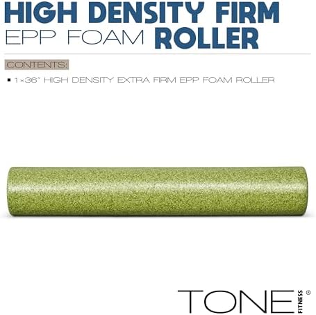 Tone Fitness High Density EPP Foam Exercise Foam Roller for Yoga, Pilates, Stretching, Massage, and Recovery | Multiple Sizes and Colors - Image 2