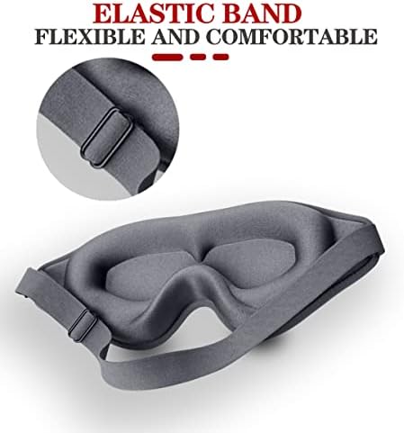 FengXinZi Sleep Mask for Side Sleeper, Blackout Eye Mask for Women Men - Image 4