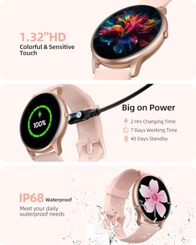 Parsonver Smart Watch for Women(Answer/Make Calls), Fitness Tracker Watch - Image 5