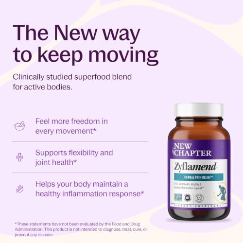 New Chapter Zyflamend Joint and Inflammation Supplement, 120 Capsules - Image 2