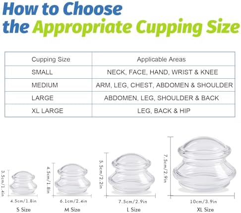 ELERA Silicone Cupping Therapy L Size Sets, Professionally Chinese Massage Cups Tools, Silicone Cup for Joint Pain Relief, Massage Body (L*2 Cups) - Image 3
