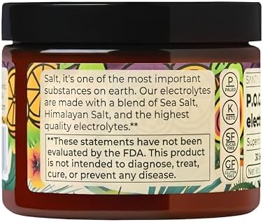 Santa Cruz Paleo Electrolyte Powder, P.O.G. Flavor (Passionfruit Orange Guava), Sugar Free Hydration Mix with Himalayan Pink & Sea Salt, Magnesium, Potassium, Stevia, 30 Servings - Image 7