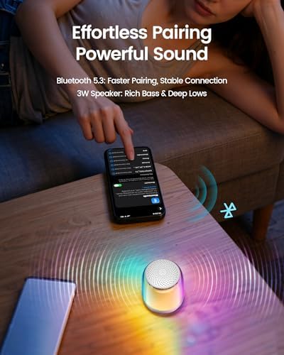 Glocusent Nano-Glow White Noise Machine,35 Sounds&12 Light Modes for Sleep - Image 5
