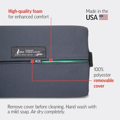 OPTP The Original McKenzie Slimline Lumbar Support, Slim Lumbar Cushion - Image 6