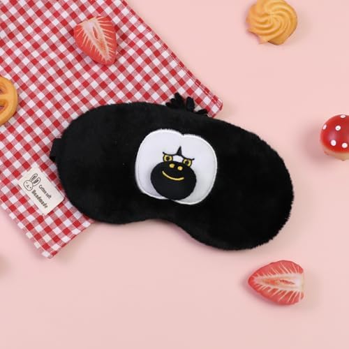PERFECTSIGHT Sleep Eye Masks, Cute Sleep Eye Cover Lightweight Adjustable Eyeshade Mask Cover for Women Men Kids Girls Sleep Travel Nap, Orang - Image 6