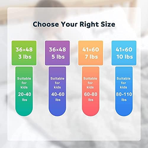 MAXTID Weighted Blanket for Kids, 4lbs Grey 36x48 inches, Reversible Heavy - Image 7