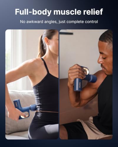 RENPHO Active Mini Thermacool Massage Gun with Heat and Cold, Thumb Loop - Image 7