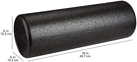 Amazon Basics High-Density Foam Roller for Exercise and Recovery, 18 Inches, Black - Image 4