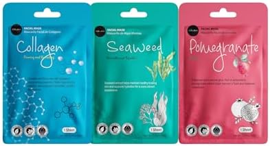 Celavi Korean Face Mask Sheet Set, Facial Spa Masks, 24 Pack - Image 2