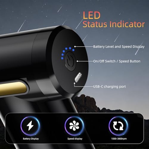 Massage Gun, Electric Massager, Suitable for Whole Body to Relieve Fatigue, Replaceable Massage Head Impact Massager, The Best Choice for Gift Giving (Black-720) - Image 6