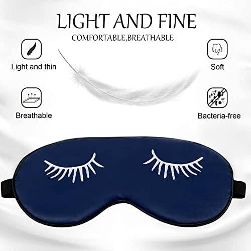 Geyoga 8 Pack Silk Funny Sleep Masks for Women Sleep, Retro Colors - Image 3