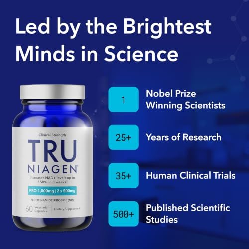 TRU NIAGEN NAD+ Supplement, Nicotinamide Riboside 1000mg, 30 Daily Servings - Image 5