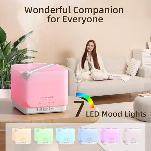 ASAKUKI Essential Oil Diffuser for Home Large 700 ml Humidifier - Image 5