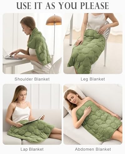 Cottonblue Small Weighted Lap Blanket 7lbs for Adults Teens 24"x29", Cozy - Image 6