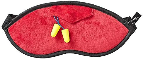 Bucky Eden Collection Lightweight Eye Shade Mask with Reusable Ear Plugs, Cherry by Bucky