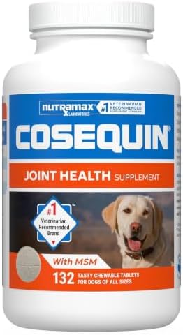 Nutramax Cosequin Joint Supplement for Dogs, Chewable Tablets, 132ct by Unknown