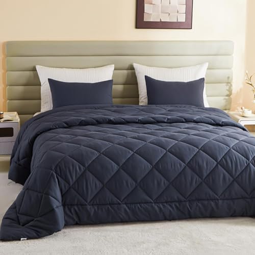 Oversized King Comforter 120x120, Extra Large King Size Comforter Oversized, All Season Soft Lightweight Quilt Down Alternative Duvet Insert with 8 Corner Tabs(120x120, Grey) by MIOTO