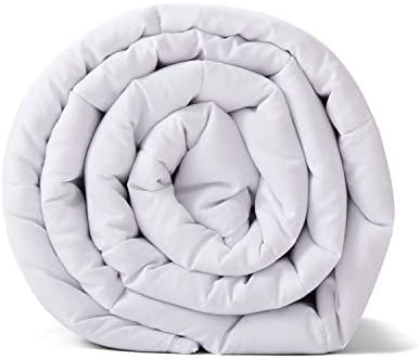 TONGDADA California King Size Weighted Blanket | 90''x108'',40lbs | Perfect for Couples,Designed for Heavy Weight Enthusiasts | Premium Cotton Material with Glass Beads | White by TONGDADA
