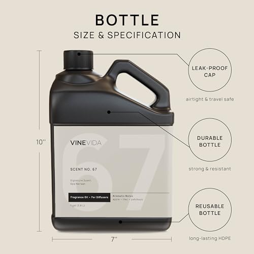 VINEVIDA [128 Oz] Spa Retreat Fragrance Oil for Cold Air Diffusers - Essential Oils for Diffuser Oil Refill & Air Freshener Room Spray - Image 2