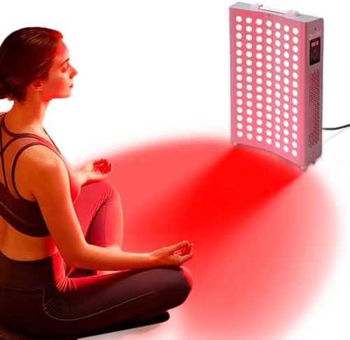 Curved Red Light Therapy Panel, 105 LEDs, Near‑Infrared Light Device by CharmpilotRedLightTherapy
