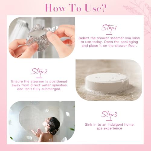 Shower Steamers Aromatherapy Birthday Gifts for Women - 10 Pack,Gifts for Wife Mothers Daughter Sister Stress Relief & Deep Relaxation Self Care Home Spa Essential Various Scents - Image 4