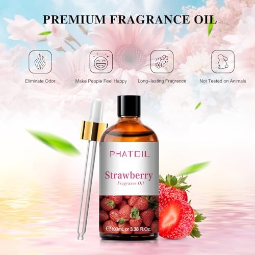PHATOIL Strawberry Fragrance Oil for Diffuser Aromatherapy 3.38FL.OZ - Image 3