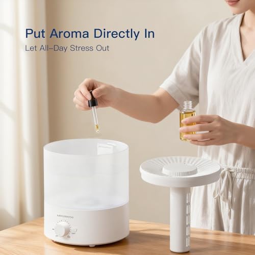 MEGAWISE 1.5L Cool Mist Humidifier, 24dB Quiet, Adjustable Mist - Image 2