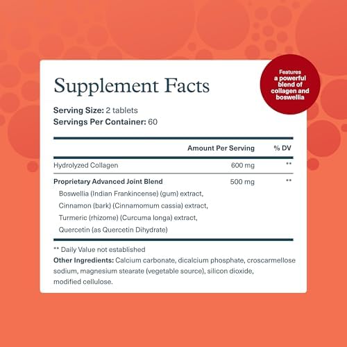 Youtheory Advanced Joint Collagen, 120 Tablets, 60-Day Supply - Image 2