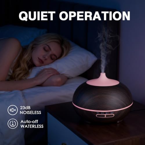 550ml Large Capacity Essential Oil Diffuser with 6 Essential Oil Set - Image 5