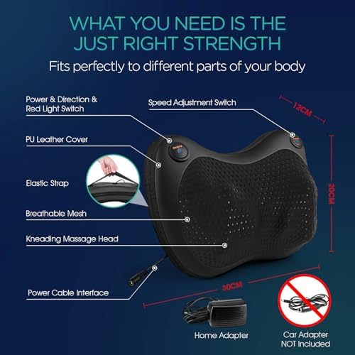 VOYOR-Health Neck and Back Massager with Heat for Shoulder, Lower Back, Leg - Image 6