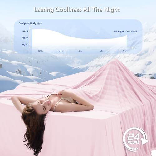 GOHERO Cooling Blanket Queen Size- 90"x90" Summer Cooling Throw Blanket for Hot Sleepers Arc-Chill Q-Max >0.45 Cool Fiber, Keeps Cool for Night Sweats, Soft Lightweight Sofa Blankets for Kid Adults - Image 3