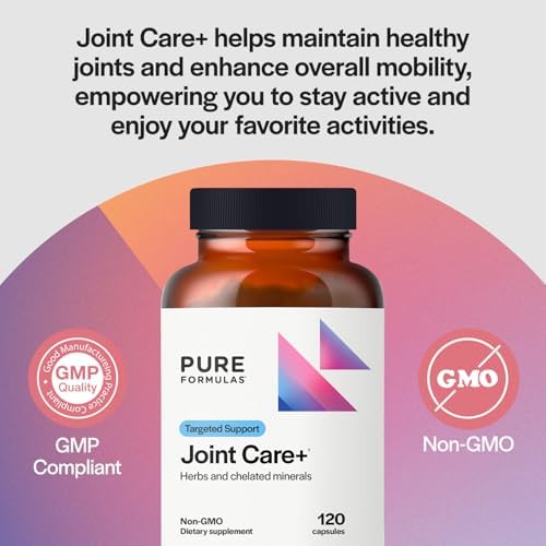 PureFormulas Joint Care + - Premium Joint Support Supplement with Hyaluronic Acid, Glucosamine, MSM, Green Lipped Mussel, Turmeric & More - Non-GMO Formula for Adults (120 Capsules) - Image 3