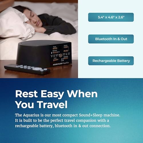 Adaptive Sound Technologies Sound + Sleep Aquarius, Bluetooth, Black - Image 5