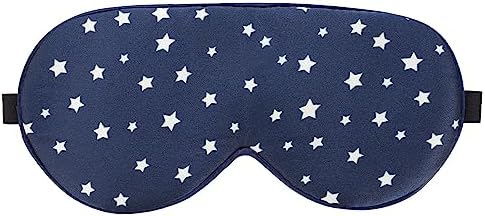 ALASKA BEAR Natural Silk Sleep Mask, Super Smooth Eye Mask (Blue Stars) by ALASKABEAR