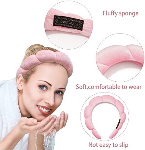 Ayesha Spa Headband for Washing Face Makeup Skincare Soft Sponge Hair band - Image 4