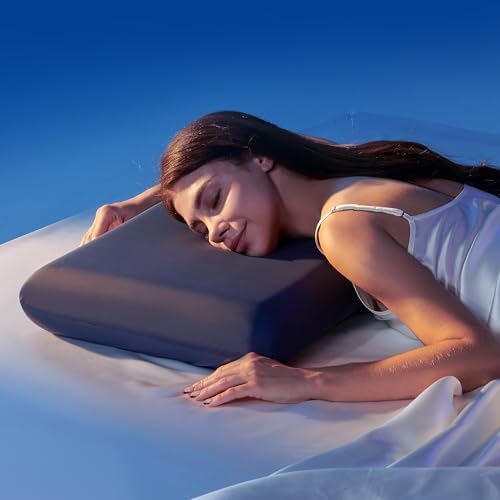 Cervical Pillows for Neck Pain Relief, Memory Foam Pillows 3.94'' Medium Profile, Cooling Fabric for Sleeping, Ergonomic Contour Support for Side/Back Sleepers, Machine Washable Memory Foam by HealNap