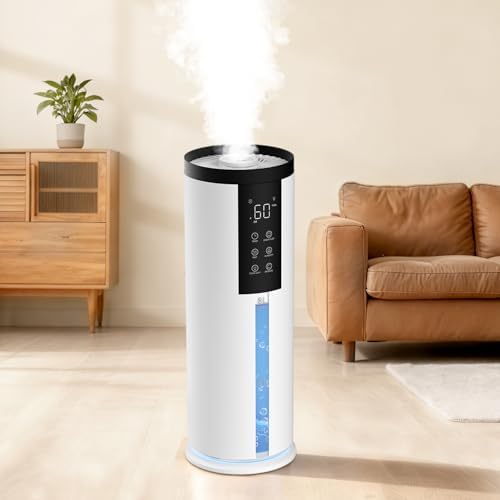 Home Humidifier for Large Room, 2.11Gal Cool Mist Top Fill,120H by PeaceCozinessComfortable