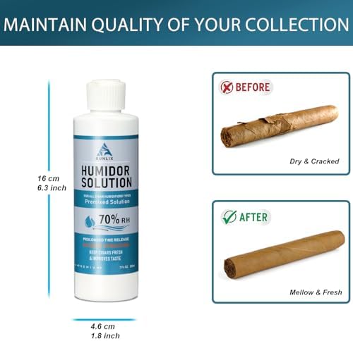 Cigar Humidor Humidifier Set, 3-way Humidification System, Keep 70% RH, Humidity for 1-100 Cigars in Cigar Box, Cigar Humidifider, Cuba Cigar Accessories,Cigar Humidifier Packs - Image 5