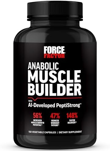 Force Factor Anabolic Muscle Builder, Muscle Building Supplement for Men by ForceFactor