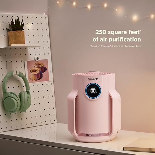 Shark NeverChange Compact Pro Air Purifier, HP072PK, Quartz - Image 4