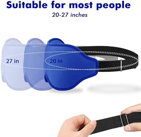 Sleep Mask for Men and Women, Lash Extensions 3D Eye Mask, Blue - Image 4