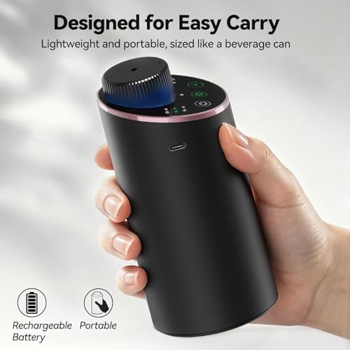 Waterless Essential Oil Diffuser Aromatherapy Scent Diffusers for Home Large Room, Bedroom, Car, Office, Desk, Battery Operated Mini Portable Air Freshener, 3 Countdown Timers & 3 Mist Levels - Image 6