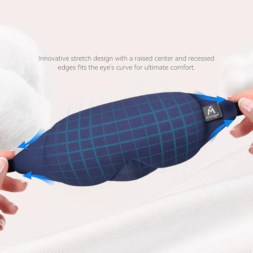 Mavogel Cotton Sleep Mask with Updated Bending Nose Design, 100% Handmade - Image 5